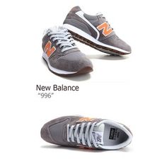 ニューバランス 996 スニーカー New Balance メンズ レディース ニューバランス996 GRAY ORANGE グレー オレンジ MRL996JD シューズ Orange