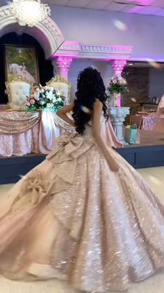 Rose Gold Quinceanera Dresses, Quince Pictures