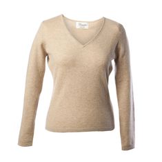 Model: A04370_SAND BEIGE 100% Pure cashmere Fitted style Details include a v-neck and a classic simple design Minimal in color, it���s versatile when it comes to styling DUNEDIN CASHMERE Women's Cashmere V-neck Jumper. This beautifully crafted plain jumper made from 100% pure cashmere will be a great addition to your wardrobe. Details include a classic and simple design, a v-neck, long sleeves and a fitted style. The use of the finest cashmere makes it an exquisite garment with an extra-soft fin Plain Jumper, V Neck Jumper, Cashmere Hat, Cashmere Gloves, Cashmere Blanket, Womens Cashmere, Fitted Style, Sand Beige, Design Minimal