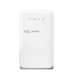 Smeg Mini Refrigerator Smeg Small Fridge, Mini Bar Wood, Smeg Mini Fridge, Bar Ideas Small Spaces, Balcony Shelf, Mini Bar Ideas, Smeg Refrigerator, Mini Bar At Home, Movie Rating