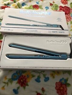 BABYLISS PRO Nano Titanium Ultra Thin Flat Iron Professional Straightener NWB  | eBay Flat Iron, Slim Design, Hair Tools, Hair Care, Health And Beauty, Heat, Tools, Things To Sell, Hair