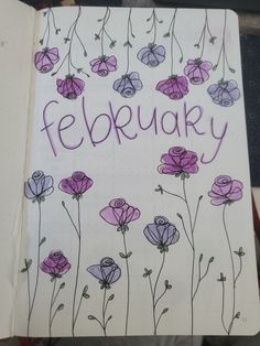 Bullet journal february flowers
Spread
Monthly spread 
Journalling 
Theme 
Idea 
Art Purple Bullet Journal Theme, Bff Journal, Purple Bullet Journal, February Bujo, Journal March, Purple Diary, Journal Designs, February Bullet Journal, Bullet Journal Monthly Spread