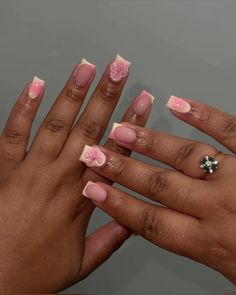 Xs Nails, Short Nail Styles, Short Cute Nails, Hard Nails, Girly Acrylic, Gel Acrylic Nails, Colored Acrylic Nails