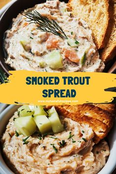 This smoked trout spread is bursting with savory flavors! It’s creamy, smoky, and slightly tangy—ideal for spreading on toast, crackers, or serving as a dip at your next gathering. Smoked Trout, Spread Recipes, Soften Cream Cheese, On Toast, Christmas Recipes, Try It, Crackers, Christmas Food, Seafood