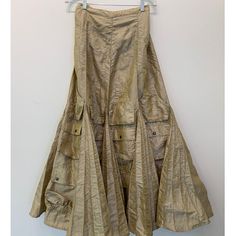 Cordelia Long Skirt, Length 39" From Waistband To Bottom Of The Hem, Gold Color, Good Condition, Worn 4-5 Times. Ribbon Skirts, Women Skirts Midi, Skirt Length, Long Skirt, Gold Color, Midi Skirt, Womens Skirt, Skirt, Women Shopping