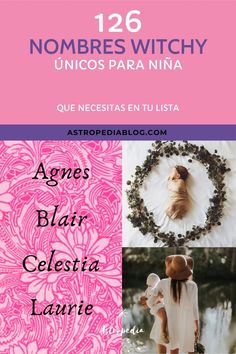 the cover of an article in spanish with images of women and flowers