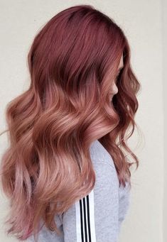 Red Hair Color Balayage, Red Hair With Balayage, Baylage Hair, Red Balayage Hair, Red Balayage, Vivid Hair Color, Fall Hair Color Trends