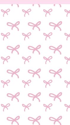 pink bows on white background with light pink border