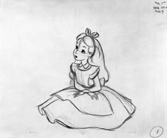 No recuerdo cuando fue la primera vez que acompañé a Alicia a viajar al País de las Maravillas. Alice Disney, Tattoo Disney, Disney Drawing, Easy Disney Drawings, Disney Tattoo, Disney Art Drawings, Animation Sketches