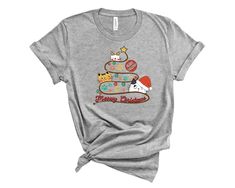 Unisex T-Shirt Christmas Tree Doodle, Teacher Christmas Tree, Tree Doodle, Holiday Graphic Tees, Dinosaur Fabric, Purple Mermaid, 7 Seconds, Meowy Christmas, Teacher Christmas