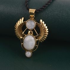 Moonstone Scarab Necklace, Brass Scarab Necklace, White Scarab Pendant, Egyptian Beetle Jewelry, Halloween Gift                                                                                        Size:- All Size Available In Variation Metal:-brass ❥ Customers' satisfaction is our biggest priority, please contact us with any questions/queries for future or existing orders, and we will do our best to make sure you are happy with your order. ❥Please make sure to add the correct address during ch Golden Scarab, Beetle Jewelry, Egyptian Beetle, Scarab Pendant, Simple Rings, Talisman Jewelry, Jewelry Halloween, Egyptian Jewelry, Roxy Women