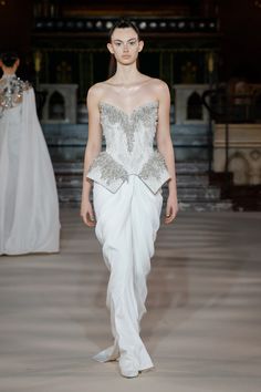 Paris Couture Week, Runway Gowns, Gaurav Gupta, Paris Couture, Spring Couture, Column Gown, Column Dress, Couture Week, Spring Summer 2024