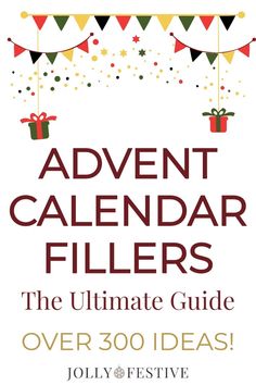 the ultimate guide to advertising and marketing for your company, with text that reads advert calendar fillers