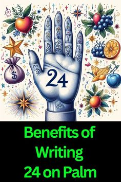 5 Powerful Benefits of Writing 24 on Palm: Manifest Desires Through Palm Numerology #Numerology #numerologyreading #numerologynumbers #SelfDiscovery #Number24 Runes For Manifestation, 12 Numerology, Manifestation Numbers, Numerology Number 4, Manifest Ideas, Acupressure Chart, Magical Herbs Witchcraft, Elements Quote, Magic Numbers