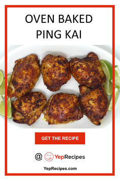 Oven Baked Ping Kai recipe Gai Yang, Tasty Chicken, Quick Chicken, Boneless Chicken Thighs