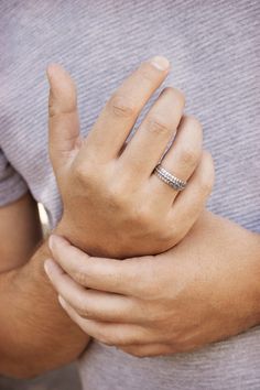 A solid sterling silver ring with a unique layered design is a gift you will always enjoy! Made of oxidized 925 sterling silver. A gift for a loved one or a gift for you! PRODUCT DETAILS The ring is 1.1cm wide (approx. 0.43in) and 1.4mm thick (approx. 0.05in). The ring is oxidized to bring out its unique look. OPTIONS --> The ring is available in many different sizes. You may choose the one you wish from the drop-down menu. If you prefer a customized size feel free to contact us. MATERIALS Al Silver Stackable Jewelry, Flexible Bracelet, Layered Rings, Wide Band Ring, Jewelry Logo, Black Onyx Necklace, Onyx Necklace, Ring For Men, Men's Jewelry