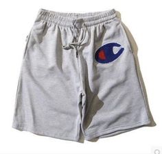 Champion Sweat Shorts in Grey Shirts For Summer, Adidas Sweats, Sweat Suit, Hipster Outfits, Hip Hop Outfits, Truth Hurts, Sweat Shorts