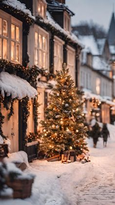 Ambiance Aesthetic, Christmas Town, Christmas Feeling, Winter Wallpaper, Christmas Wonderland, Winter Scenery, Christmas Love