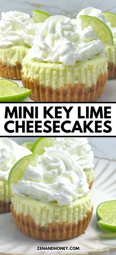 Make these cute and creamy Mini Key Lime Cheesecake Bites for your next special occasion. Easy mini key lime cheesecake cupcakes that will be loved by your guests. Easy key lime dessert recipe! Cupcake Cheesecake, Key Lime Cheesecake Recipe, Cheesecake Recipes Easy Homemade, Homemade Graham Cracker, Mini Key Lime Pies, Homemade Graham Cracker Crust, Key Lime Cheesecake, Mini Cheesecake Recipes, Homemade Graham Crackers