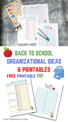 Getting your kids ready for Back to School? Need some help with back to school organizational ideas? Grab your copy of the Back to School organization time management ideas with all the tips and tricks to keep your kids in a back to school routine. Get organized with cute free printable for the best year ever. How To Organize Kids School Papers, Functional Organizers For Back To School, Back To School Checklist For Parents