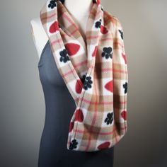 The mobius scarf is an essential addition to your winter wear. Wrap once or twice to repel the cold with this warm fleece! Slip on a Mobius Scarf of this Animal Lover Print. 2 layers of fleece to perfectly fill the gap at the neck. SPECIAL FEATURES: Fleece Centric Scarves are made to be extra warm with two layers of cozy, soft and luxurious fleece. These Fleece Scarves are available in 5 design styles and fleece fabrics range from bolder patterns to more subtle solid colors and provide endless p Mobius Scarf, Statement Scarf, Fleece Patterns, Fleece Scarf, Animal Print Scarf, Hooded Scarf, Mesh Laundry Bags, Cowl Scarf, Head And Neck