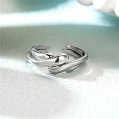 Silvery Plated Cute Cat Ear Ring for Women Girl Fashion Cat's Paw Opening Finger Ring Party Birthday Jewelry Accessories GIfts Elegant Rings, Party Models, Cat's Paw, Birthday Jewelry, Ear Ring, Party Rings, Cat Ear, Cat Earrings, Elegant Ring