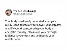 the self love lounge advertises its own message