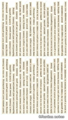 several rows of words are shown in the same font and numbers on each side of the page