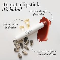 Say goodbye to dry lips! This balm from Julep Beauty is a game-changer. It hydrates, coats your lips with a soft, glossy color, and delivers a dose of moisture like no other. Perfect for everyday wear or a natural glam look. 
[ Affiliate link product is tagged ]
#Affiliate #Affiliatelink #Affiliateproduct
#JulepBeauty #HydratingBalm #LipCare #GlossyLips #BeautyEssentials #MoisturizedLips #NaturalGlow #CleanBeauty #LipLover #MakeupMustHave Color Lip Balm, Cinnamon Raisin, Animal Products, Lip Crayons, Natural Glam, Makeup Must Haves, Tinted Lip Balm, Glossy Lips, Dry Lips