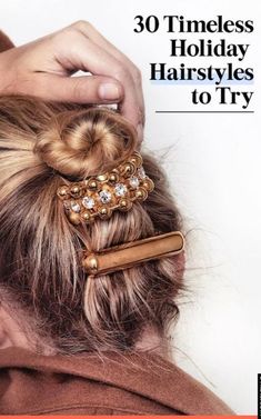 Holiday Hairstyles For Short Hair, Nye Hairstyles, Sleek Ponytail Hairstyles, Holiday Hair, Micro Braids, Hair Creations, Christmas Hairstyles