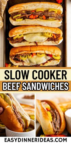 the best slow cooker beef sandwiches recipe