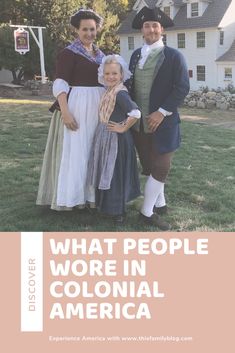 Colonial Clothing: What did people wear in the 1700’s? Colonial Dress Pattern, 1700s Fashion Women, Colonial Crafts, Colonial Clothing, American History Lessons