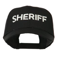 Sheriff Embroidered Low Profile Cap Deep Letters, Unisex Crown, Embroidery Caps, Big Hat, Embroidered Caps, Sticker Patches, Patch Design, Signature Look, Hat Band