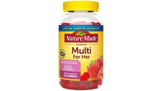 Nature Made Multivitamin For Her Gummies help support bone health, muscle health, immune health, and energy metabolism(1). Made in the USA with quality global ingredients, these Nature Made multivitamin gummies for women are gluten free and contain no artificial flavors, no synthetic dyes, no high fructose corn syrup, and no artificial sweeteners. This Nature Made multivitamin for women is a dietary supplement that provides key nutrients to help support women's health, including Folic Acid, B Vitamins, Vitamin A, Vitamin C, Vitamin D3, Vitamin E, Zinc, and Calcium. Available in strawberry with other natural flavors, this delicious and easy-to-take multivitamin supplement for women is perfect for those looking to help support their daily nutritional intake. Adults, chew two Nature Made wome Strawberry Gummies, Gummies For Women, Multivitamin For Women, D3 Vitamin, Multivitamin Supplements, C Vitamin, Artificial Sweeteners, B Vitamins, Supplements For Women