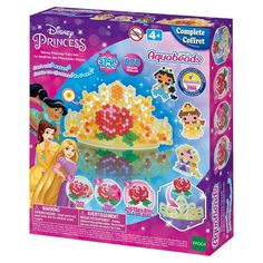 the disney princess play food set is shown in its box with instructions to make it