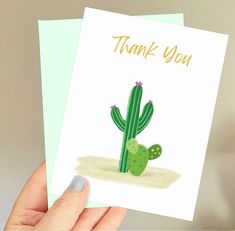 cactus thank you cards Cactus Illustration, Blooming Cactus, Desert Scene, Wedding Poems, Message Quotes, Cactus Art, I Love My Friends, Thank You Note Cards, Scene Design