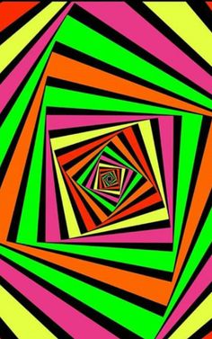 an image of a colorful background that looks like it is going through the center of a spiral