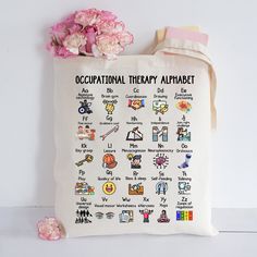 Occupational Therapy Alphabet Bag, ABC of Occupational Therapist Tote, OTA OT Bag, Occupational Therapist Tote Bag, Motor Promoter Bag Gift *Material: 100% cotton sheeting *Lightweight and compact *Handle Length: 21.5" (54.61cm) *One size *Care instructions Remove all items from the bag before cleaning. Suggested to pretreat visible stains with stain remover. Mix warm water with laundry detergent and clean the bag with terry washcloth or a soft bristle brush. Let the bag air dry. * I am available most hours of the day to answer any concerns you have. We want you to be satisfied! Occupational Therapy Alphabet, Occupational Therapy Wall Art, Occupational Therapy Symbol, Occupational Therapy Art, Occupational Therapy Tattoo, Occupational Therapist Outfit, Reading Gift Basket, Book Lovers Gift Basket