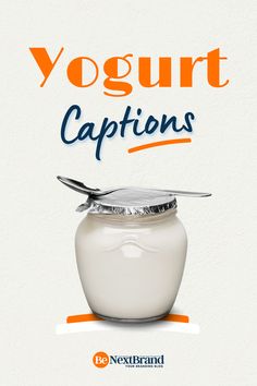 Yogurt Captions Creative Instagram Captions, Catchy Captions, Salad Inspiration, Yogurt Shop, Recipe Icon, Yogurt Drinks, Greek Yogurt Recipes