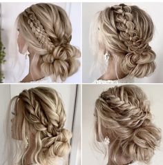 Permed Wedding Hairstyles, Grad Hair, Hair Dues, Bride Hairstyles Updo, Witchy Wedding, Graduation 2025, Bridemaids Hairstyles, Cute Prom Hairstyles, Hair Bride