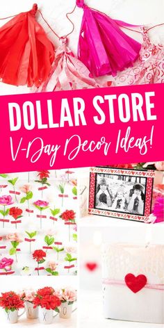 Dollar Store Valentine's Day Decor Ideas