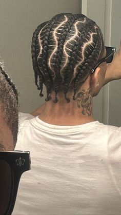 S Braids, Braid Styles For Men, Boy Braids Hairstyles, Black Hair Cuts, Men Braids