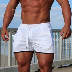 Season:Summer; Fabric:Polyester; Look After Me:Washable,Wet and Dry; Gender:Men's; What's in the box:Shorts; Activity:Marathon,Bodybuilding,Jogging,Fitness,Running; Clothing Type:Bottoms; Quantity:1PC; Elasticity:Micro-elastic; Occasion:Beach,Casual,Athletic; Age Group:Adults; Function:Soft,Breathable,Moisture Wicking,Quick Dry; Pattern:Solid Colored; Sports Clothing Sub Category:Ranger Panty,Gym Shorts,Marathon One-third Shorts,Athletic Shorts,Running Shorts; Hip:; Pants Length:null; Waistline: Summer Athletic Shorts With Built-in Shorts For Jogging, Stretch Shorts For Gym In Summer, Stretch Gym Shorts For Summer, Summer Gym Stretch Shorts, Summer Fitted Breathable Athletic Shorts, Fitted Breathable Athletic Shorts For Summer, Sporty Fitted Athletic Shorts For Summer, Fitted Sporty Athletic Shorts For Summer, Summer Gym Sportswear Shorts