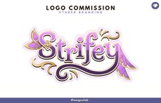 the logo for an upcoming video game,'streetflyy'is shown in purple and