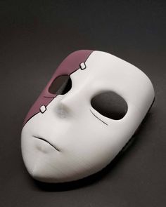 "Made to order is a 3D printed Sally Face mask with the option to include the wig. The mask is airbrushed and hand-painted with acrylic paint. This mask will complete your cosplay look or be a great addition to your Sally Face fan collection. The mask usually ships out within a week from the time of order. Measurements: Small 6\" across by 7.25\" high Regular 6.5\" across by 8\" high Large 7\" across by 9\" high" White Mask For Cosplay, Artistic Masks For Cosplay, White Mask Costume Accessories For Cosplay, White Cosplay Costume Mask, Artistic White Masks And Prosthetics For Halloween, White Full Face Mask For Cosplay, Themed White Masks And Prosthetics For Cosplay, Artistic Masks And Prosthetics For Halloween Cosplay, Artistic Halloween Cosplay Masks And Prosthetics