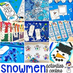 snowmen activities and crafts for kids