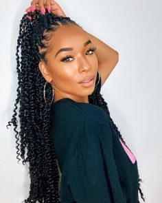 Curly Twists, Hair Twists Black, Senegalese Twists, Individual Braids, Passion Twists, Twisted Hair, Hairstyles Pictures, Spring Twists, Twist Braid