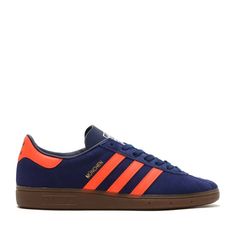 Trouva: Adidas Munchen Gy7400 Dark Blue / Solar Red / Gum Adidas Retro Sneakers, Adidas Retro, Adidas Original, Adidas Trainers, Adidas Shop, Retro Sneakers, The Favorite