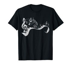 PRICES MAY VARY. Awesome design if you are a pianist, classical musician or music lover! Every good music needs a musical instrument like the piano! Lightweight, Classic fit, Double-needle sleeve and bottom hem Classical Musicians, Piano Player, Keyboard Piano, Treble Clef, The Piano, Music Lover, Musical Instrument, Music Notes, Mens Graphic Tee