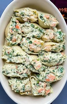 SALMON STUFFED SHELLS: DELICIOUS AND EASY SEAFOOD PASTA RECIPE Cheese Shells Pasta, Salmon Stuffed Shells Recipe, Stuffed Shells Salmon, Salmon Stuffed Pasta Shells, Stuffed Salmon Shells, Salmon Stuffed Shells, Jumbo Shells Recipe, Salmon Ricotta, Easy Seafood Pasta